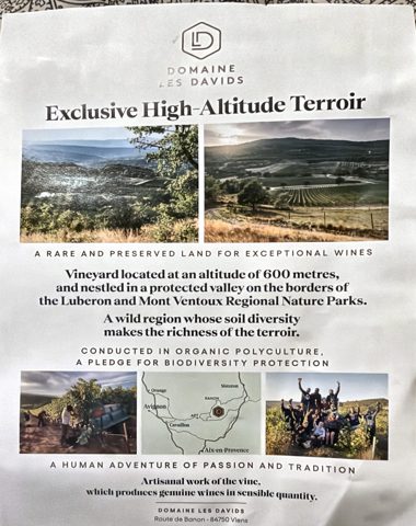 A high-altitude terroir